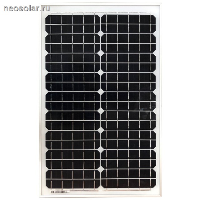 Монокристаллическая солнечная батарея SilaSolar 30Вт 5BB 