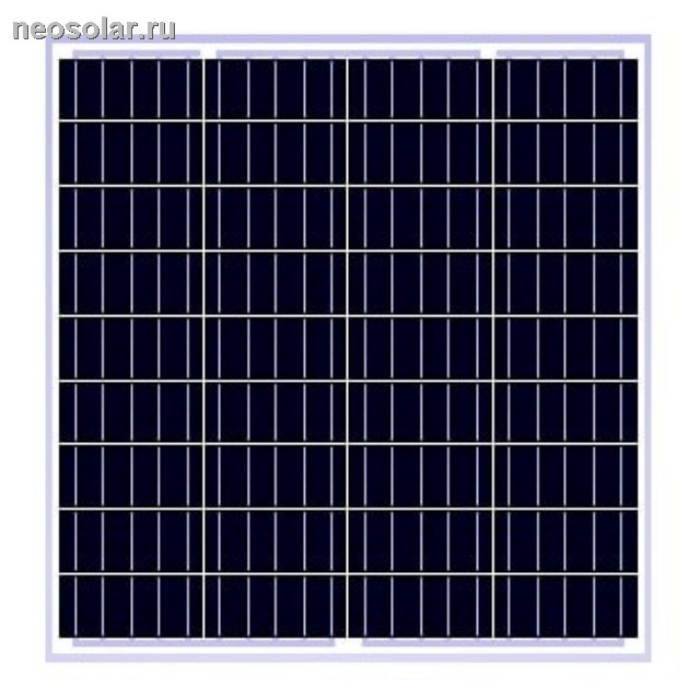 Поликристаллическая солнечная батарея SilaSolar 50Вт 5BB 